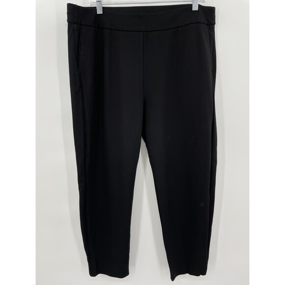 BETABRAND Pull On High Rise Black Yoga Work Pants Size Petite XXL PXXL - Picture 1 of 6